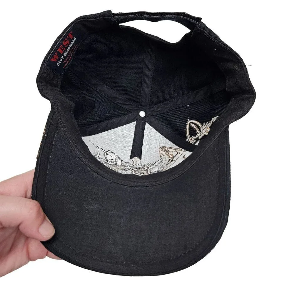 Native Pride Wolf Embroidered Cap Adjustable Fit WEST Best‎ Headwear Adjustable